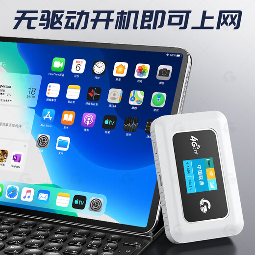 Guangmao tarjeta enchufable wifi portátil M03X Telecom Radio y televisión móvil Tarjeta Unicom móvil Tráfico Tarjeta de Internet Punto de acceso de red inalámbrica Enrutador portátil 4G Computadora de banda ancha Tarjeta enchufable para montaje en automóvil Versión de cuatro redes: Radio y Televisión/Móvil/Telecom/Unicom