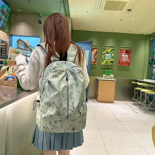 书包女小学生初中学生新款韩版学院风ins时尚潮流双肩包女士背包 红色 SG8441