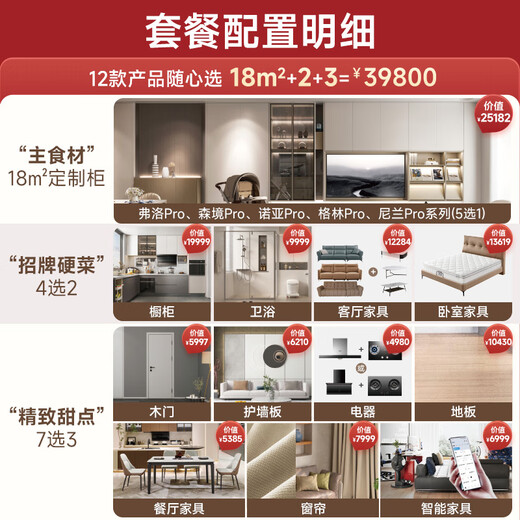 Sofia Wardrobe Whole House Customized Light Luxury Cabinet Whole House Package Bedroom Furniture Storage Overall Large Wardrobe Storage Cabinet Package Price, Please Contact Customer Service for Details