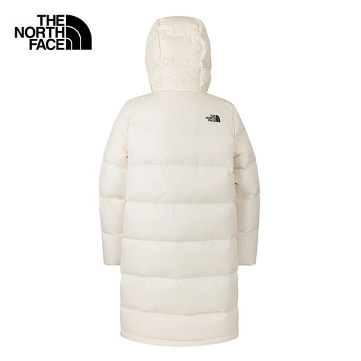 The North Face North Down Jacket for Women Mid-Length Outdoor Warm Gooseberry 81SA Off-White/QLI XL