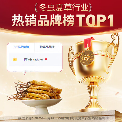 About 3-4 Cordyceps sinensis roots/g10g, about 36 Cordyceps sinensis gift boxes, Cordyceps supplements for the elderly.