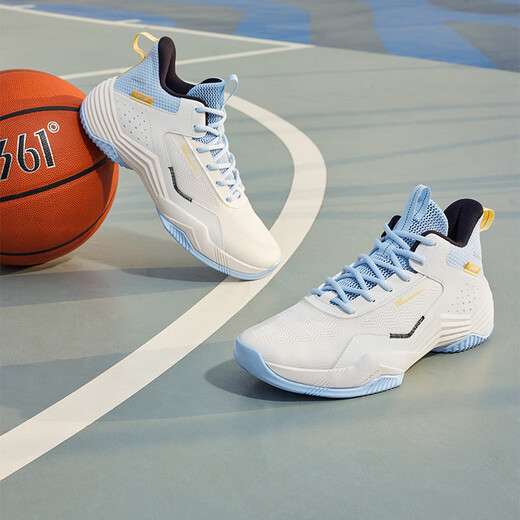 
361 basketball shoes men's spring and summer high-top breathable teenager training shoes shock-absorbing sports shoes men 672421123-5