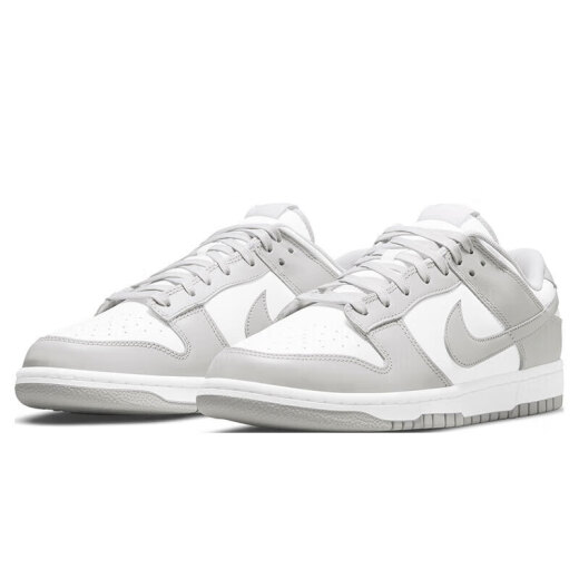 Nike (NIKE) casual shoes men's shoes 2025 summer new DUNK LOW sneakers fashionable retro non-slip low-top lightweight board shoes DD1391-103 white mist gray 40