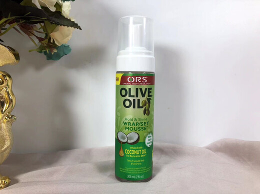 何佳功橄榄油定型摩丝喷雾ORS OLIVE WRAP/SET MOUSSE coconut oil Green