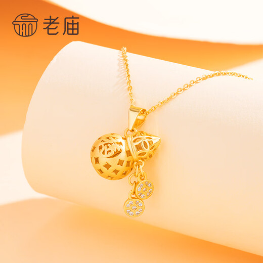 Laomiao gourd necklace for women 2025 new birthday gift for girls pendant for girlfriend and wife Jingsuda Silver 925 gourd necklace + gift box certificate