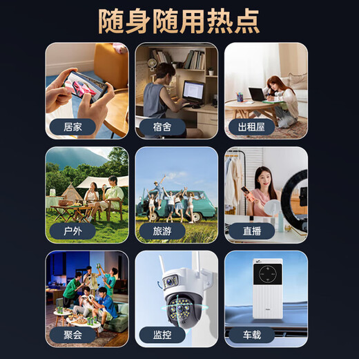 海尔5g随身wifi移动wifi6免插卡全网通无线上网卡便携式车载无限路由器全国通用流量2025款全程不限速 【顶配版年套餐】5G双网任切-月享1500G年套餐 30天免费试用丨五年只换不修