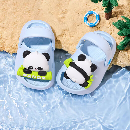 Tudouwu Children's Slippers Baby Croc Shoes Non-slip Boys Girls Infants Children's Indoor and Outdoor Home Beach Sandals Rabbit-White 13.5 Inner Length 14cm Suitable for Feet Length 13-13.5cm