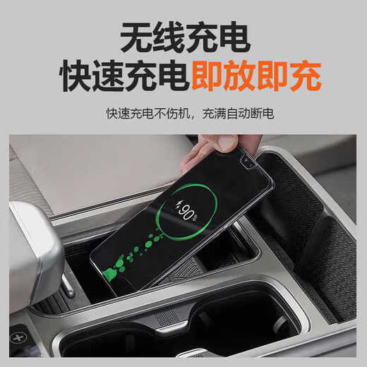 千希适配20-23款别克GL8扶手箱653T混动车载冰箱652中央储物盒陆尊ES [2020-2023款653陆尊-儒雅灰]扶A