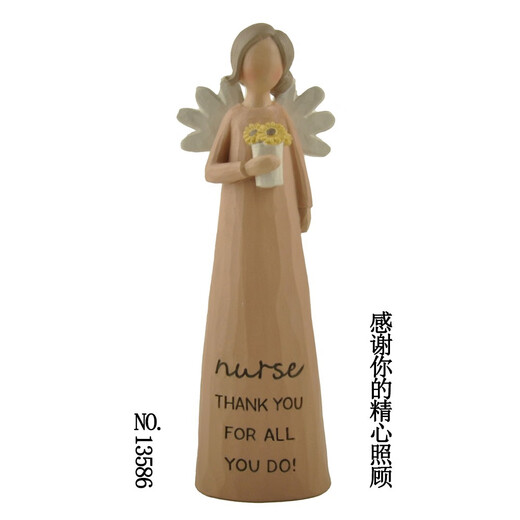 Jedes Stück hat eine besondere Bedeutung, origineller handgefertigter Charakter, niedliche Engel-Desktop-Dekoration, Heimoutfit, Geburtstagsgeschenk, Lotusfarbe 13586