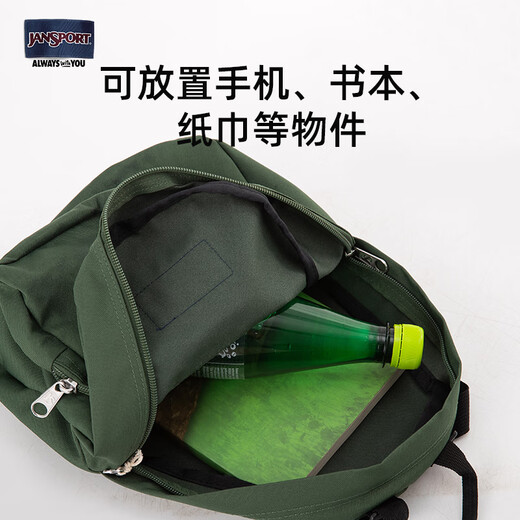 JANSPORT Fashion Mini Schoolbag 24 Jahre New Workwear Military Green Student Leichte Rucksack Pendelbeutel TDH60R4-Mini Rose Rot