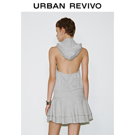 UR2025 Summer NUEVO FALLA FUSIÓN SKIRT SKIRT PEGRADA CON CON CON CON CON CON CON CON CON CON CON CON CON CON CON CON CON CON CON CONDICIÓN UYV750050 GRIS (Forrada) XL