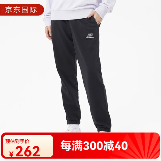 NEW BALANCE New BalanceNB official men's and women's fitness sports leggings couples casual trousers UP21500 BK black 165