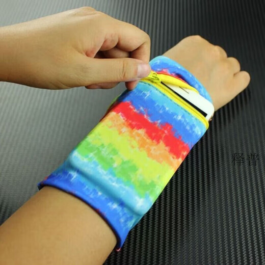 Hanoufei mobile phone wrist bag, thin wrist mobile phone bag, comfortable and breathable arm wrist bag, running arm bag, 23K0325, weight 131 to 180, recommended size M