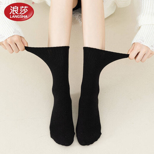 LangSha Yoga Socks Summer Thin Jump Rope Mid-Tube Socks Pilates Dancer Sports Fitness Trampoline Non-Slip Socks Women Remarks Color Optional 3 Pairs Average Size 34-40