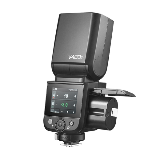 Godox V480 Touch Screen Camera Top Flash High Speed Synchronization TTL Lithium Battery Hot Shoe Light Outdoor Photography Portable Wedding Photography Light Fuji Version