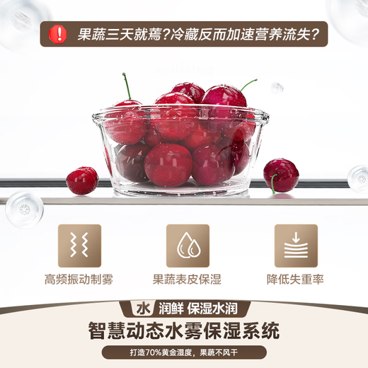 Rongsheng World Cup customized model WILL Fresh 516L French multi-door refrigerator ultra-thin zero-embedded first-class energy efficiency air-cooled frost-free BCD-516WKM1MPGZA national subsidy