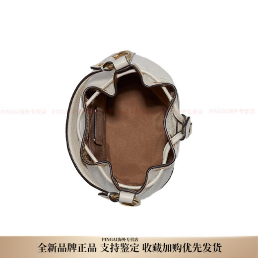 蔻驰（COACH）Dempsey 15 纯色抽绳开合 精制皮革 水桶包单肩包斜挎包手提包 小 基础装(包+防尘袋)