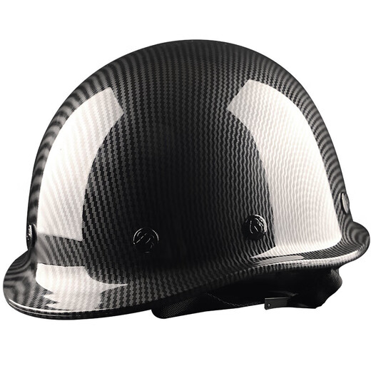 Originalkonzept Custom Logo Schwarz Konstruktion Site National Standard ABS -Helm Kohlefaser Muster Hut Leader Supervisor Q1SN9923 Hellgelb Runde Helm
