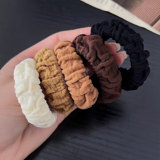 Anillo de cabello de cabello de cola alta de cola infantil Cabeza gruesa de otoño e invierno Cabello de cabello sin costura Durante Durante