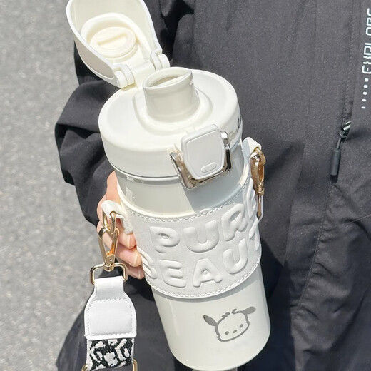 Nächster KISS UK Hello Kitty Thermos Cup für Frauen 2025 Neue hochwertige hochwertige Schüler Kaltwasser Cup White Katie 680ml