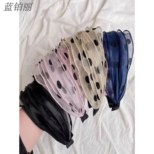 
KEEGFEG high-end hairband covering women's headwear wide hair card covering artifact internet celebrity 2025 new hairpin hairband P12-coffee hairband