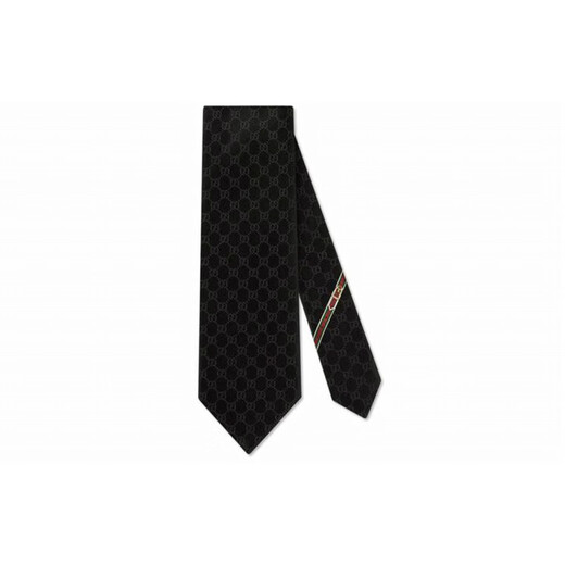 Gucci (Gucci) Presbyterian Silk corbata de seda negra # Black Basic Packaging - Sin caja