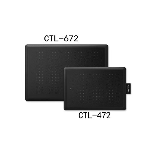和冠（Wacom）数位板One by CTL-472电脑PS手绘板绘图板绘画板网课手写板 21x14 中号672套餐二顺丰全新国行