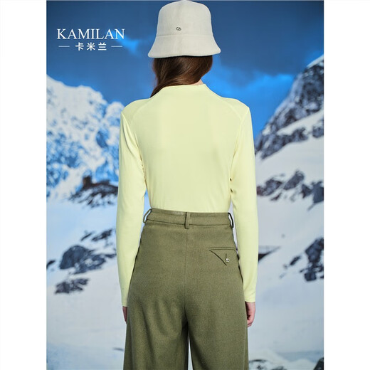 Kamilan Temperrament Half Coundleneck Pull pour les femmes 2024 AUTOMNE Couleur solide Couleur solide à manches longues à manches longues