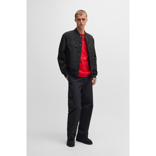 雨果博斯（HUGO BOSS）雨果 RED印花徽标休闲棉质T恤50488330_693 M