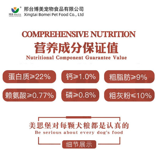 Meisibao dog food 1 Jin Jin equals 0.5 kg 3 Jin Jin equals 0.5 kg 10 Jin Jin equals 0.5 kg 20 Jin Jin equals 0.5 kg 40 Jin Jin equals 0.5 kg Teddy Golden Retriever Pomeranian puppy adult dog food Puppy dog food 1 Jin Jin equals 0.5 kg Suitable for 1-12 months 1lb