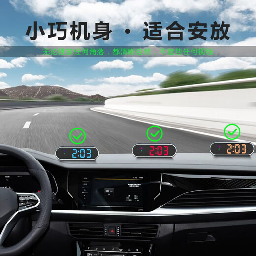 Sulianxing 2025 new car electronic dog head-up display test voice broadcast Beidou HUD car early warning device high-end version - with HUD head-up display + voice