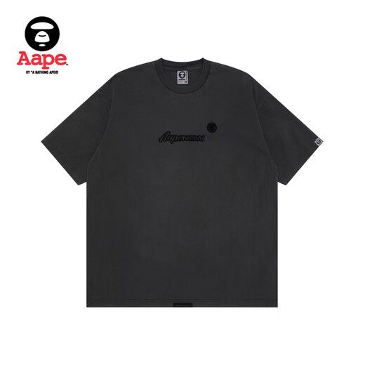 AAPA Store insignia de ropa para hombres Spring and Summer Ape Man Carta de insignia Bordado Camuflaje Trendy Camiseta de manga corta 1416XXM BGL/BROW