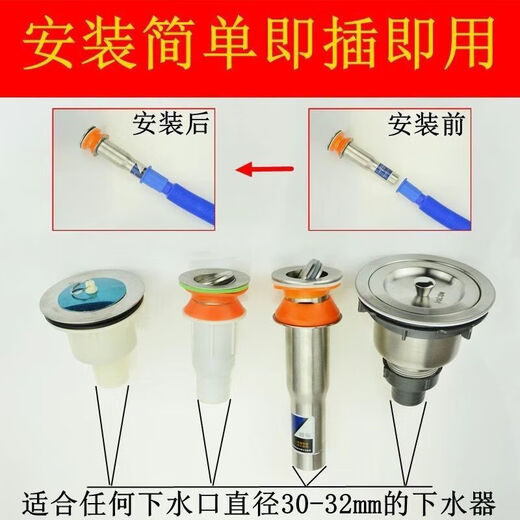 Universal washbasin drain pipe basin vegetable basin mop basin drain pipe telescopic plastic extended hose down pipe gray 3 washbasin telescopic water pipes