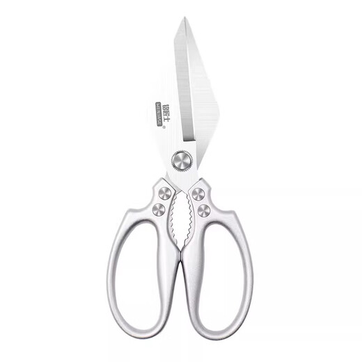 Meschut German kitchen scissors, high hardness, sharp and powerful, chicken bone scissors, stainless steel scissors for ducks and geese, King Kong scissors, silver box