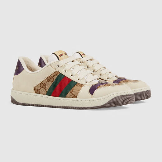 
GUCCI women's shoes, women's cowhide bee embroidered white shoes, sports and casual shoes, dirty shoes, 677423 HVKI0 9765 women's style 39.5