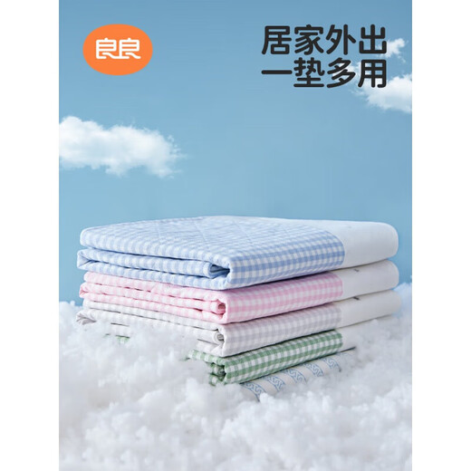 良良（liangliang）婴儿麻棉隔尿垫加大号宝宝可洗隔尿护理床垫 【麻棉1条】小熊熊-粉色