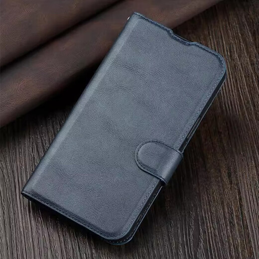 Huawei nova14 mobile phone case is suitable for 13/12/11/10/9/8/7/6/5/4 protective cover, magnetic anti-fall flip cover with bracket, full-cover edge huawei mobile phone case, blue-imitation leather buckle sewing thread wallet style leather case Huawei nova14