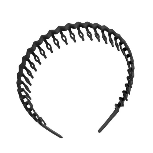 Fanyi Hairband/Toothed A1p801-Wash your face, apply facial mask, anti-slip, crushed hair, bangs, hairpin, hairpin, short-toothed black hairband, 1 piece