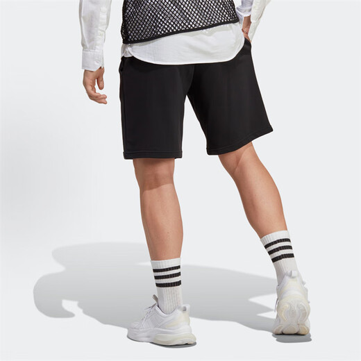 
Adidas men's shorts 25 spring and summer solid color logo logo sports casual comfortable versatile breathable quick dry fashion IC9756 IC9756/black XL
