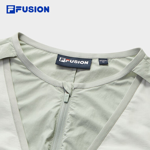FILA FUSION赵露思同款|斐乐潮牌女装连衣裙2025秋新款时尚修身背心裙 冷白灰-GY M 165/84A/M