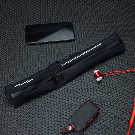 Garberni outdoor running mobile phone carrying artifact men's and women's outdoor multi-functional storage bag waterproof belt arm bag gray compact model