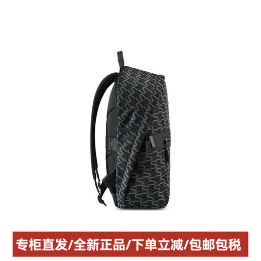 
Samsonite (Samsonite) classic presbyopia full-print zipper opening and closing fabric computer bag backpack backpack regular couples with the same style as men and women Basic clothing (bag + tag)