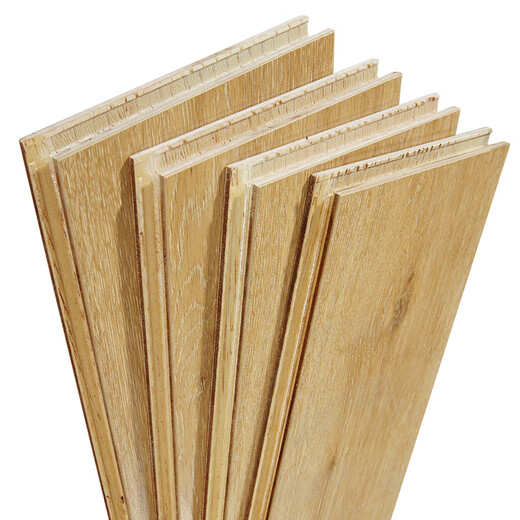 HUILIDE Planchers en bois massif à trois couches 15 mm 15 mm étanche à usure étanche résistant au sol multicouche chauffant le plancher en bois nordique anneau de rondins nordique 15099 (15 mm) Protection environnementale ENF 1