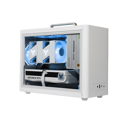 Renaissance ASUS I5 14600KF/RTX5060TI/12490F pure white high-end mini ITX portable desktop assembly computer host e-sports game live broadcast design DIY complete machine with six丨14600KF丨RTX5060TI 16G