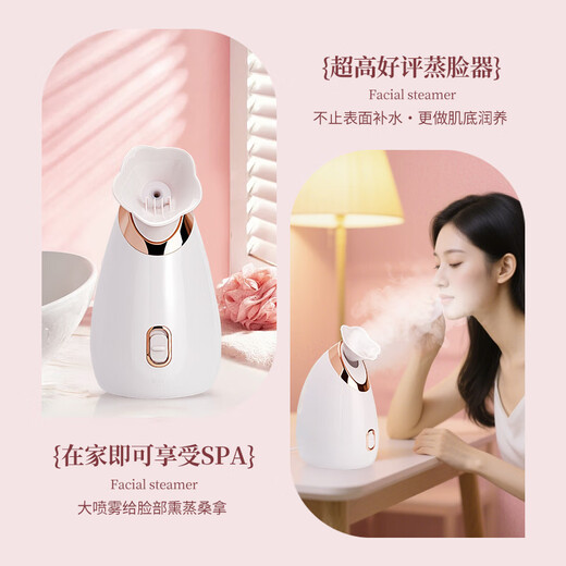 MF facial steamer, hot spray facial steamer, nano spray hydration instrument, oxygen injection instrument, facial hydration humidifier, hydration artifact, facial steamer, household steam machine, steam hot compress beauty instrument, 904 white