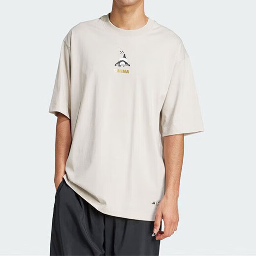 
Adidas (adidas) men and women short-sleeved 2025 summer new PANDA panda print Chinese style sports and casual breathable T-shirt JZ3271 L