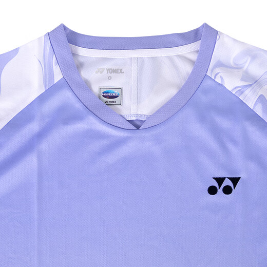 YONEX尤尼克斯羽毛球服吸汗速干短袖短裤运动套装1103225BCR薰衣草O