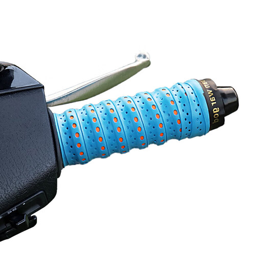 Kaooseen Bang motorcycle handlebar wrap with electric handlebar cover anti-slip bicycle handlebar glue battery car modification two-color black and orange pair