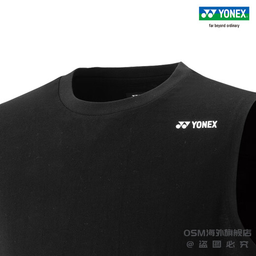 尤尼克斯（YONEX）/尤尼克斯16759EX25SS大赛系列羽毛球男女同款运动背心yy 黑 L