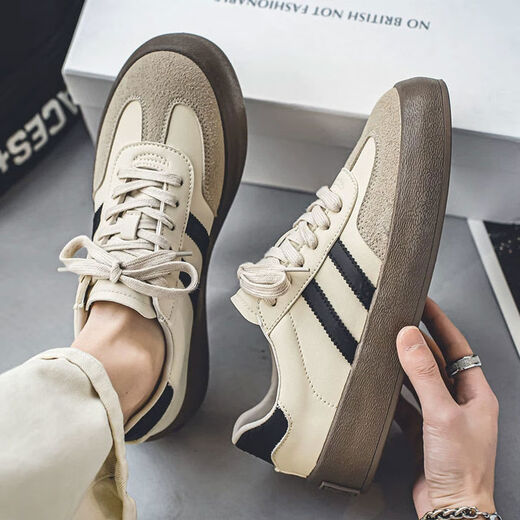 YiYERED YiYERED 2025 new large-size men's shoes, Desert training shoes, size 45 loose 46 casual board shoes, white gray 9715 39